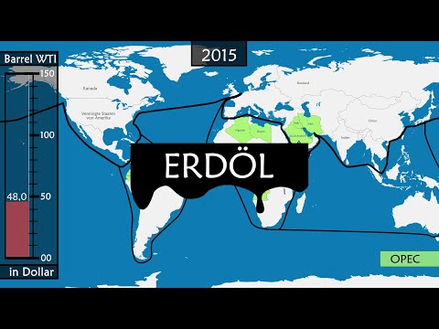 Die Geschichte des Erdöls - Zusammenfassung auf einer Karte