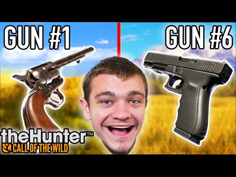 Hunter Call of the Wild PISTOLS Only GUN GAME!