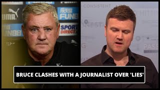 Steve Bruce clashes with Craig Hope
