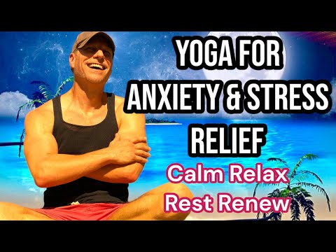 Yoga for Anxiety & Stress Relief - 15 Min Beginner Full Body Routine