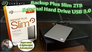 Video thumbnail for Seagate Backup Plus Slim 2TB External Hard Drive USB 3.0 by Jay Rule 😎