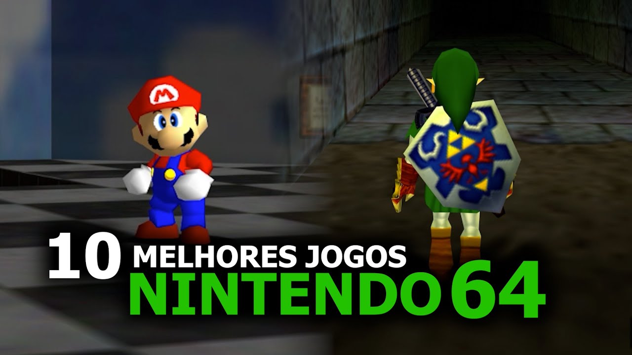TOP 10 MELHORES JOGOS do NINTENDO 64