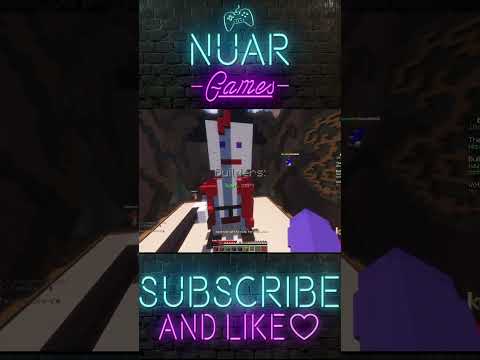 Nuar Games Company - Minecraft, but I became a builder on Hypixel!! Part 2. #game #minecraft #shorts #gameplay