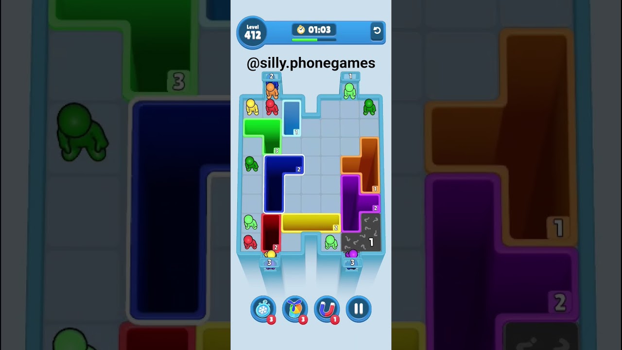 Drop Away Level 412 Walkthrough Solution