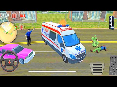 Ambulance Robot Car Transform - Emergency Robot City Rescue Simulator - Android Gameplay