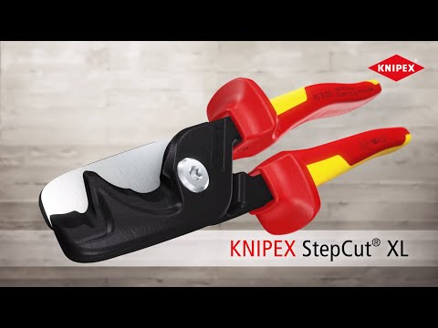 KNIPEX StepCut® XL Cable shears with step cut video
