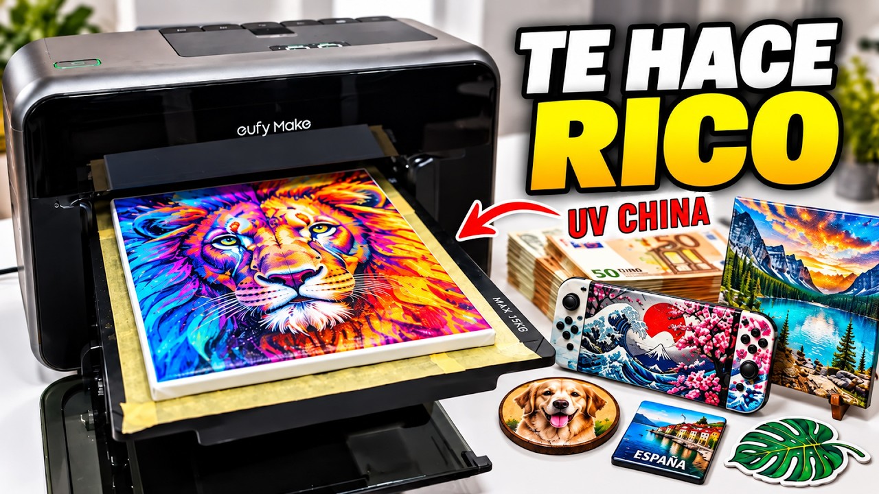 La IMPRESORA CHINA ultravioleta que te HACE "RICO" | eufyMake E1