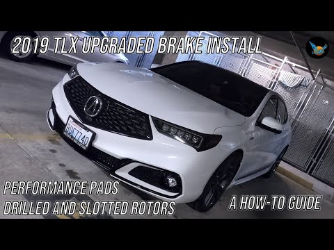 2019 TLX Upgraded Brake Installation!