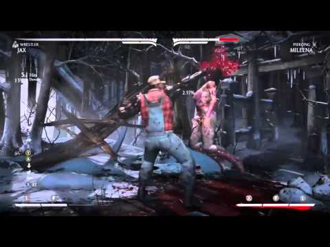 MKX Jax Corner Kombo 32% Damage By Eyedol79