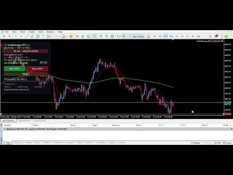 Video TradeManager Semi Discretionary EA for Mt5
