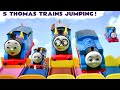 5 Thomas Train Clones Jumping On The Bed Song With The Funlings