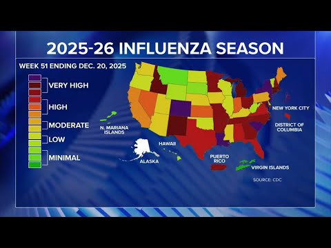 Flu activity considered 'very high' as numbers spike nationally, according to CDC