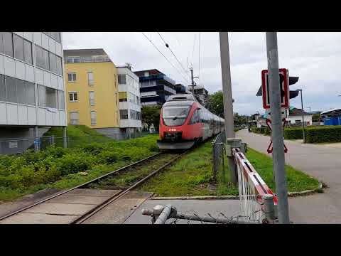 REX nach Lindau Insel bei Bregenz Hafen um kurz nach 10:50 am 04.07.2022
