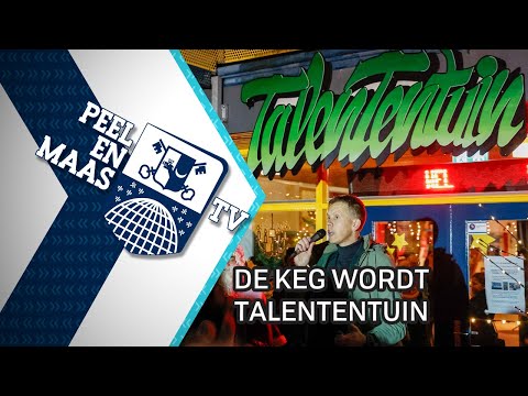 De Keg wordt Talententuin - 22 december 2023 - Peel en Maas TV Venray