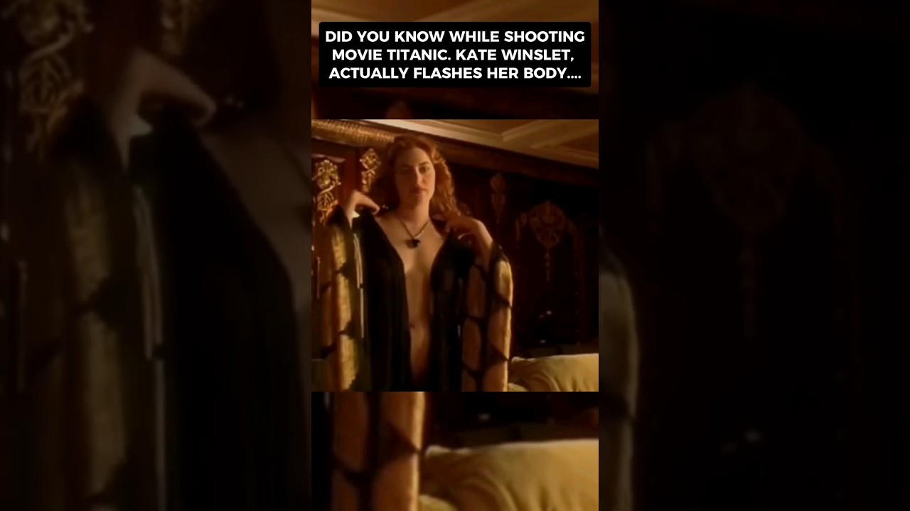 Did you know while filming TITANIC, Actress kate winslet....