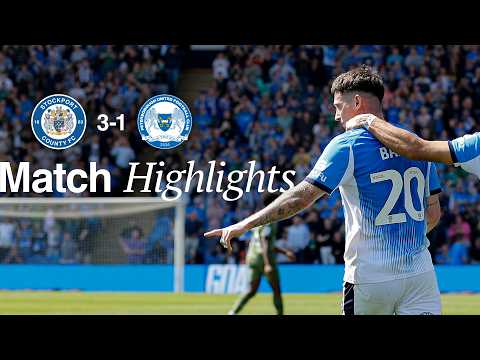 FC Stockport County 3-1 FC Peterborough United 