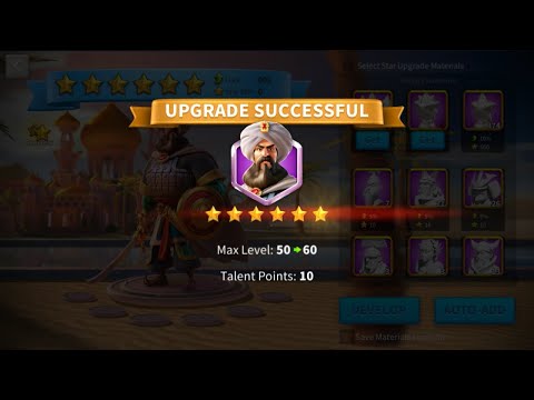 Baibars Commander 6 Stars Upgraded / Rise Of Kingdoms PC New Update