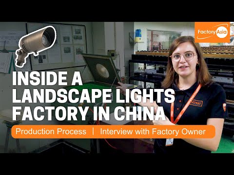 Inside a Landscape Lights Factory in China | How Path Lights are Made in China for the Whole World