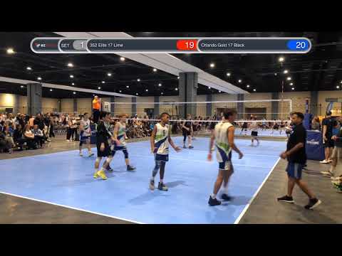 352 Elite 17 Lime vs Orlando Gold 17 Black, 2019-05-25, Day 1, Match 2, Set 1