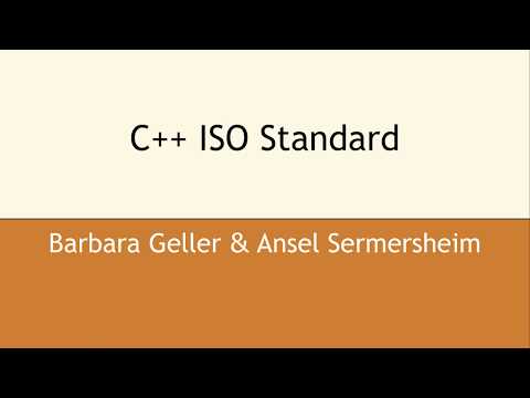 C++ ISO Standard