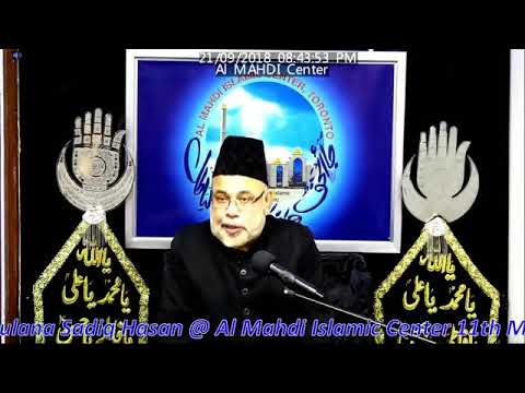 [Majalis] 12th Muharram 1440/2018 - Maulana Sadiq Hasan