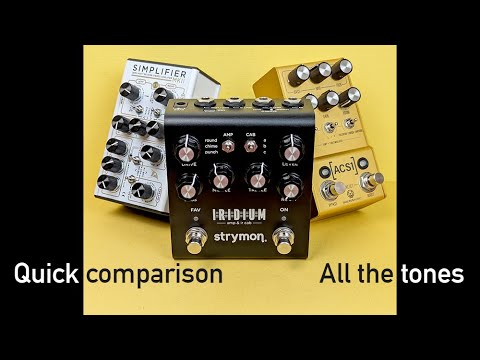 ACS1 vs Simplifier MkII vs Iridium: Edit for quick comparisons