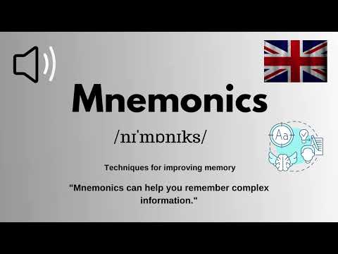 How to Pronounce Mnemonics in British Accent Correctly-English With Zee