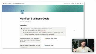 Setting Up Business Goals in Notion | Live Webinar