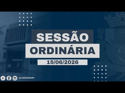 Sessão Ordinária 15/06/26