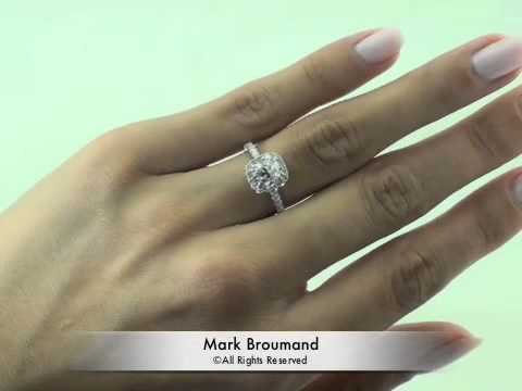 2.16ct Antique Cushion Brilliant Diamond Engagement Anniversary Ring - Mark Broumand