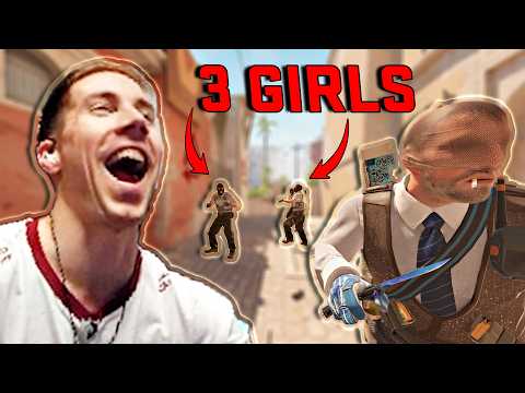 3 FEMALE "PROS" VS HIGH ELO PREMIERE Tryhards...😂