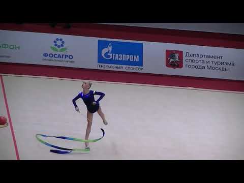 Onopriienko Viktoria (UKR)  ribbon   Moscow YOG Qualification 2018