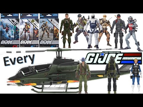 Every G.I. Joe Classified Series 6" Comparison List Hasbro - 2023 update
