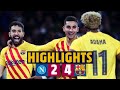 NAPOLI 2 - 4 BARÇA I  HIGHLIGHTS UEFA EUROPA LEAGUE ??