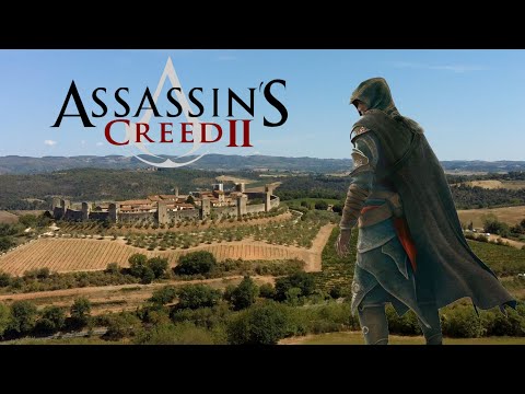 MONTERIGGIONI: Game vs Real Life - [Assassin's Creed II]
