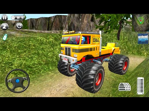 Offroad Hill Monster Truck Driving - 4x4 Climb Legends - Android Gamepay