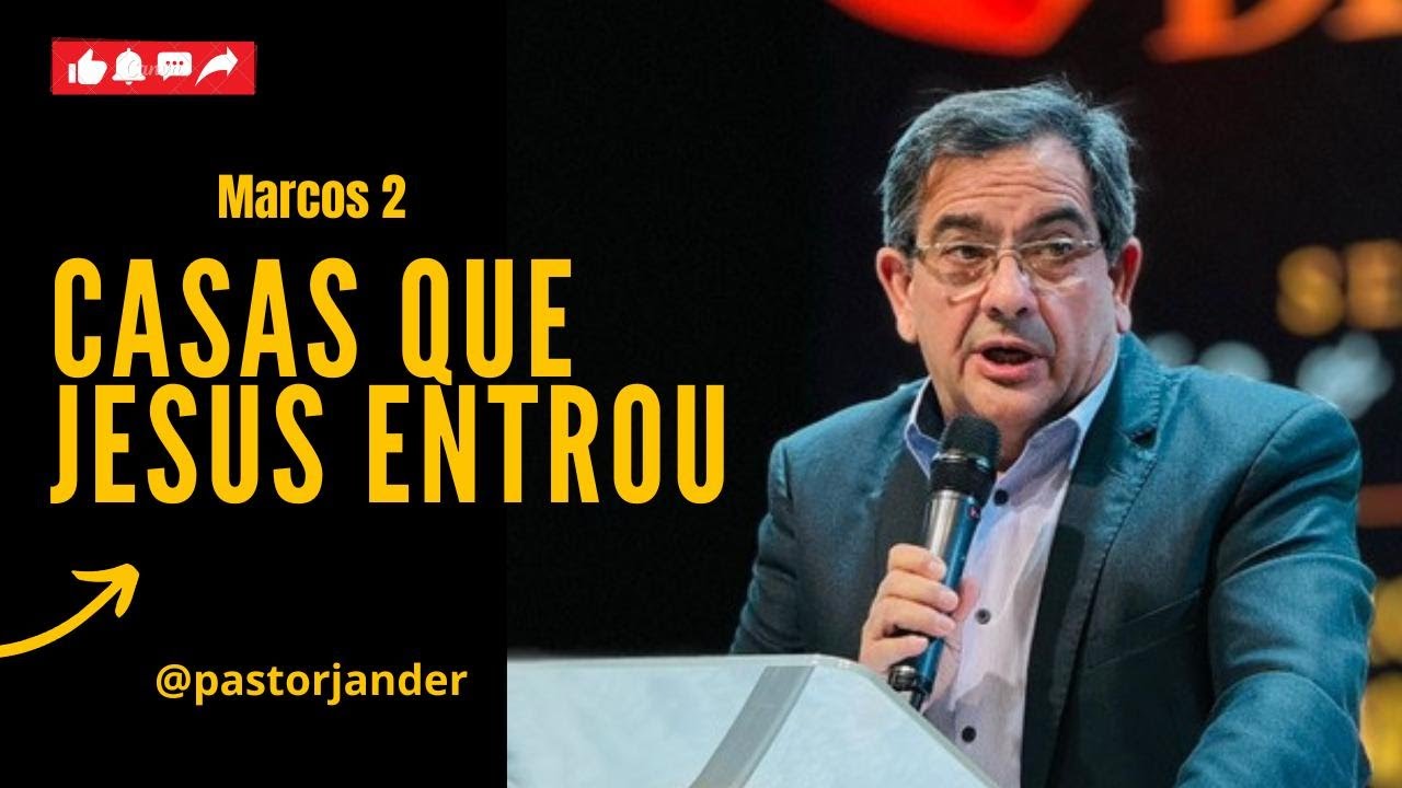 "CASAS QUE JESUS ENTROU"  JESUS FOI  LÁ  EM CASA!!  Mc 2 .1  Pr Jander M Castro 02/07/2024
