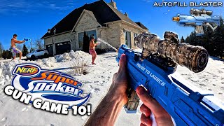 NERF GUN GAME | SUPER SOAKER EDITION 10.0 (Nerf First Person Shooter)