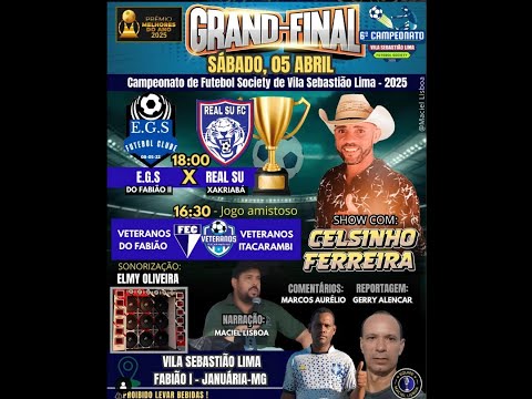 4ª DE-FINAL - 1ª COPA REGIONAL - SUB 17 - 11ª COPA TOCANTINS - 8º CAMPEONATO SOCIETY - FABIÃO I.