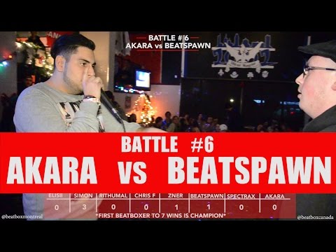 Akara vs Beatspawn - Beatbox MTL - 7 to Smoke - Battle #6