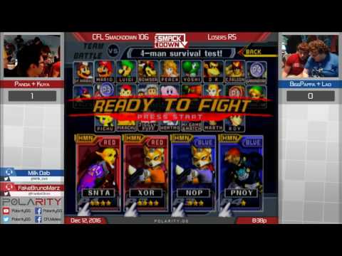 CFL Smackdown 106 Melee - Panda + Kuya vs Biggpappa + Lad - Losers R5
