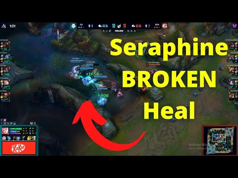 Seraphine's heal is BROKEN.