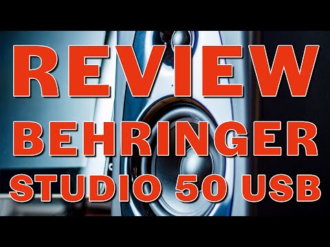 Behringer Studio 50USB 5 Inches Powered Studio Monitors with USB video review thumbnail