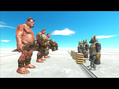 3 vs 3 Infernals vs Mutant Primates | Animal Revolt Battle Simulator