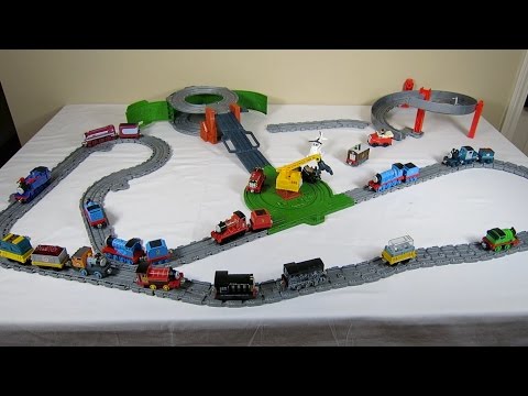 THOMAS AND FRIENDS TRACK PACKS LETS PLAY CAITLIN EDWARD TOBY PERCY Video