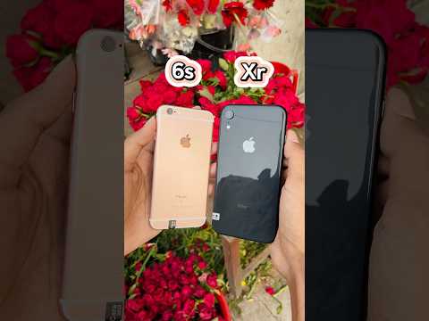 iPhone 6s Vs iPhone Xr || Camera Comparison! #shorts