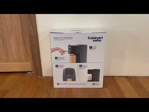 CUISINART Soho™ Single Serve Coffeemaker Review, Great Pod Coffee Pot with One Negative