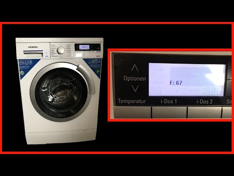 ⚠️ Bosch/Siemens Fehler F67 beheben – Waschmaschine startet nicht? So geht’s!