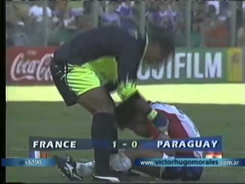 Francia 1 Paraguay 0 (Relato Victor Hugo) Mundial 1998
