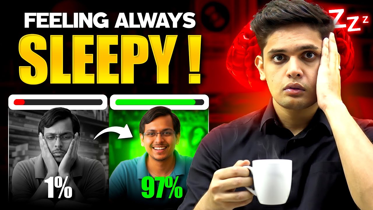 7 Steps to Avoid Sleep while Studying🔥 | Scientific Hacks | Prashant Kirad